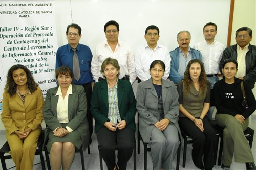 Participantes en el Taller Regional Sur 